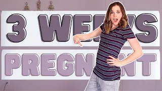 How I knew I was PREGNANT during the 2 WEEK WAIT! || 3 WEEKS PREGNANT