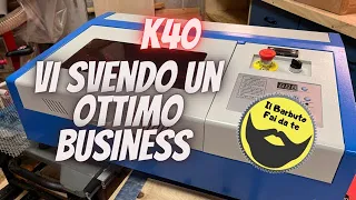 ATTENZIONE! Vi cedo un Business PROFITTEVOLE - K40 Laser CO2 + estensione