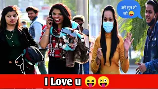 I Love You Prank On Delhi Girls |Pappu Prankster