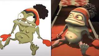 CRAZY FROG drawing meme | Funny crazy frog last Christmas drawing meme | frog the flash funny meme