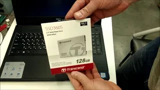 Замена в ноутбуке HDD на SSD на  примере DELL Vostro / Replacing a laptop HDD on SSD
