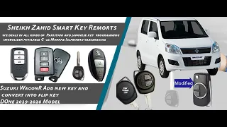 Suzuki WagonR Add new key and convert into flip key