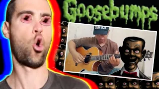 Alip Ba Ta - Goosebumps Theme Song | Guitar Cover | REACTION