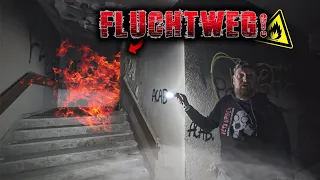 DAS FEUER HÄTTE UNSER ENDE SEIN KÖNNEN!☠️ KEINE OVERNIGHT HIER in der HORRORKLINIK möglich!