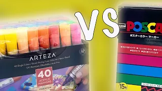 ARTEZA MARKERS VS POSCA PENS // Are Posca Pens Still the Best Paint Marker on the Market?!