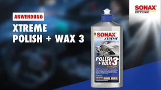 How to use SONAX XTREME Polish + Wax 3 Hybrid NPT