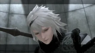 [NieR Replicant] Number 6 (Halua) Boss Fight + Emil past memories cutscene