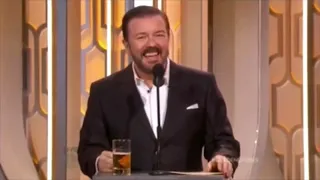 Ricky Gervais Hosting Golden Globes 2016 - Mel Gibson