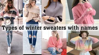 Types of winter sweaters with names||THE TRENDY GIRL