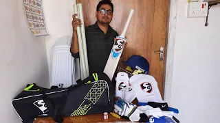 SG Cricket Kit Unboxing and review | SG Full Cricket Kit Bag | best cricket kit 1