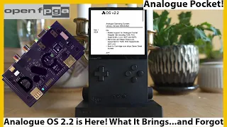 Analogue OS 2.2 is Here for Analogue Pocket! Adapter Support and More! But I Wish It Had More