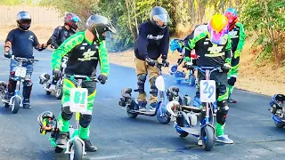 2024 Little Stockton 99 Track Go-Ped Scooter & Go-Quad Racing!