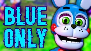 Can you beat FNaF World ONLY using BLUE Animatronics?