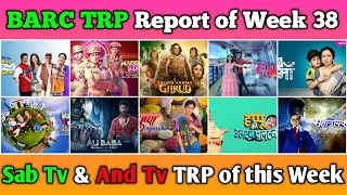 Sab Tv & And Tv BARC TRP Report of Week 38 : All 10 Shows Full Trp of this Week