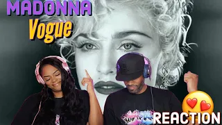 First time hearing Madonna "Vogue" Reaction | Asia and BJ