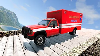 Which Car Can Make It To The Last Stair #03 - BeamNG Drive