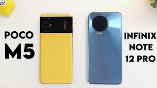 Poco M5 vs infinix Note 12 Pro Camera, Game, Battery Comparison in Hindi