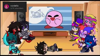 Fandoms React to Each Other Part 6/8 - Kirby (Gacha Club)