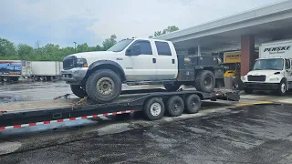 #541 Extremely Overloaded 7.3 Powerstroke Hotshot Truck