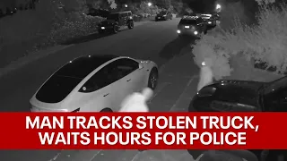 Man tracks his stolen truck to Oakland, waits hours for police