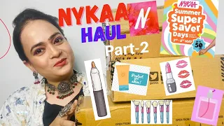 NAYKA HAUL | SUPER SUMMER SALE 2022 | PART-2 | Makeup Products | Fragrances | & Many More | Review