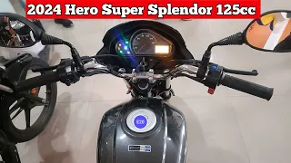 Ye Hai 2024 Model Hero Super Splendor 125Cc OBD-2 Bs7 Full Details Review | On Road Price New Update