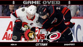 Senators vs Carolina Hurricanes Game Recap - Dec 12, 2023 | Game Over: Ottawa