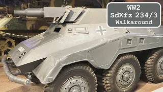 WW2 SdKfz 234/3 Heavy Armoured Car Walkaround