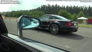 Lamborghini LP570-4 Performante Gallardo vs Mercedes SL65 AMG Black Series