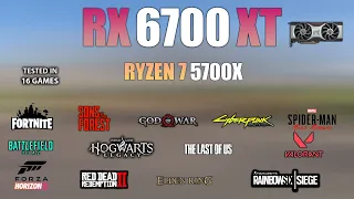 RX 6700 XT + Ryzen 7 5700X : Test in 14 Games - RX 6700XT Gaming