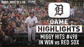 Game Highlights: Miggy Hits #498 in Win vs Red Sox