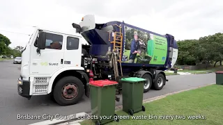 Be part of Brisbane's recycling story with a green waste bin