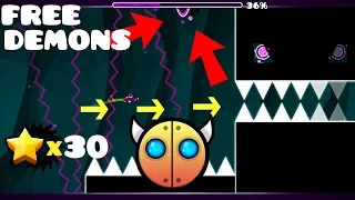 3 FREE DEMONS, SECRET WAYS (WORKING 2024) | Geometry Dash