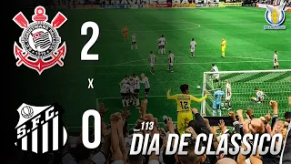 HOSPÍCIO CORINTHIANO: Fiel Torcida LOTA Arena e dá um SHOW na ARQUIBANCADA • Corinthians 2x0 Santos