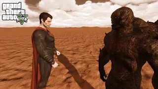 GTA 5 - Superman VS Doomsday on Mars Epic Battle