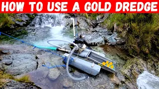 How to set up a gold dredge for beginners. Gold dredging New Zealand