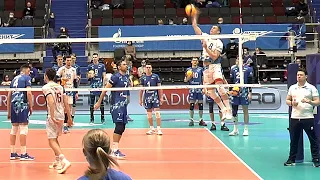 Volleyball. Attack hit (Spikes). Zenit St. Petersburg vs ASK Nizhny Novgorod #2