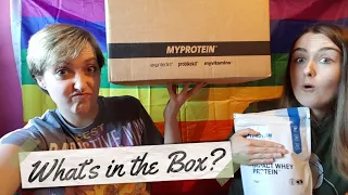 MyProtein unboxing and taste test..what do we have???