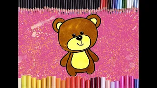 Easy drawing | How to draw a bear🐻🐻🐻| Як намалювати ведмедя🐻🐻🐻 Малювання для дітей 🐻🐻🐻