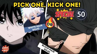 Anime Quiz - Pick One Kick One Random Anime Characters