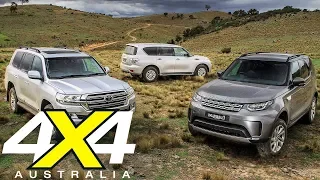 2018 Toyota LC200 vs Land Rover Discovery vs Nissan Y62 Patrol | 4X4 Australia