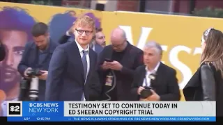 Ed Sheeran back in court for copyright trial