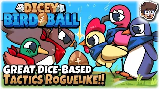 GREAT Dice-Based Turn-Based Tactics Roguelike!! | Let's Try Dicey Birdball