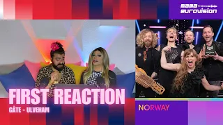 🇳🇴 Norway | Gåte - Ulveham - First Reaction - Eurovision 2024