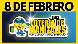 Resultado LOTERIA de MANIZALES MIERCOLES 8 de FEBRERO de 2023 (SORTEO - NUMERO GANADOR) 💰🔔🚨