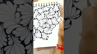 easy zentangle pattern || doodle pattern || #shorts #zentanglepattern #zentanglepatterns #doodleart