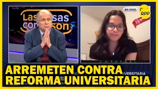 Micalea Bazalar: “congresistas arremeten contra reforma universitaria”