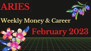 ARIES Weekly Money Career February 2023| END of a difficult situation!Great help is near for growth🤞