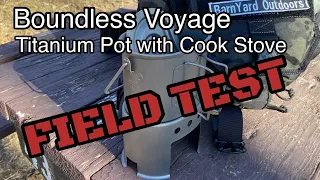 FIELD TEST - Boundless Voyage Titanium Pot with Cook Set