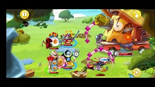angry birds epic version 2.0 walkthrough #50 shadow of the Tinker Titan world boss fight.